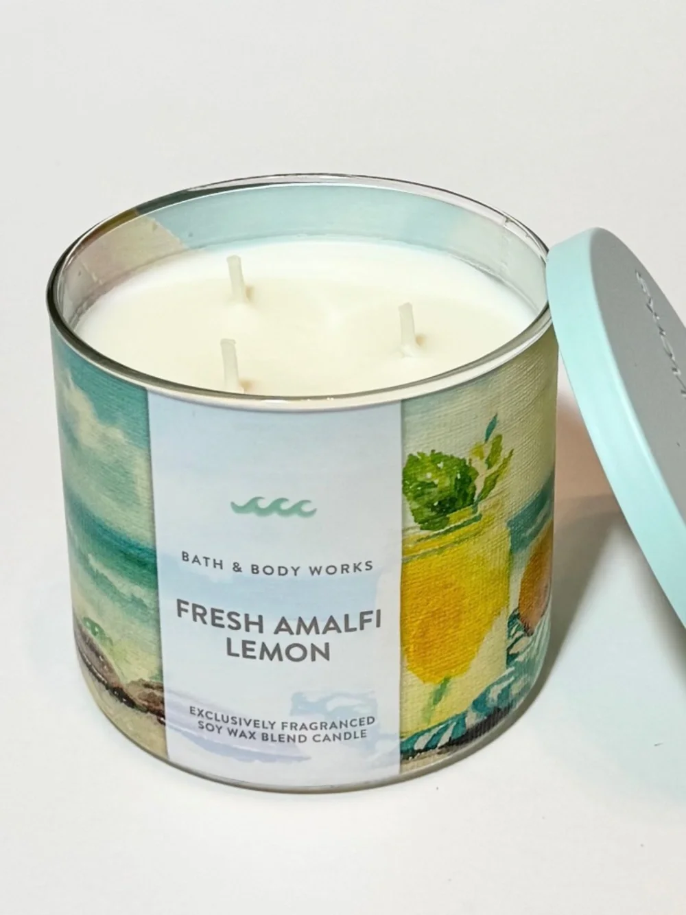 FRESH AMALFI LEMON 3 Wick Candle - Picture 2 of 3